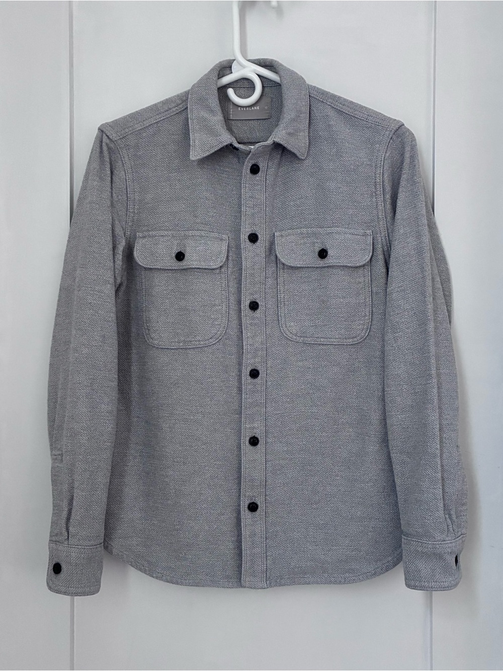Everlane Heather Gray Heavyweight Overshirt